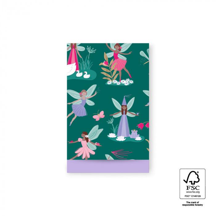 Cadeauzakjes Fairy Tale Jade Blue 12x19cm - 5 stuks-Gifts-Kraaltjes van Renate