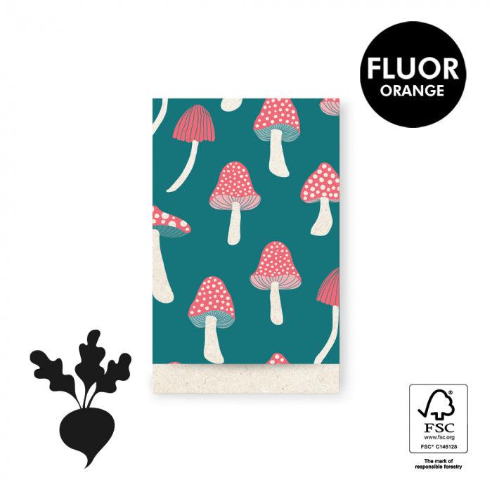 Cadeauzakjes Mushrooms 12x19cm - 5 stuks-Gifts-Kraaltjes van Renate