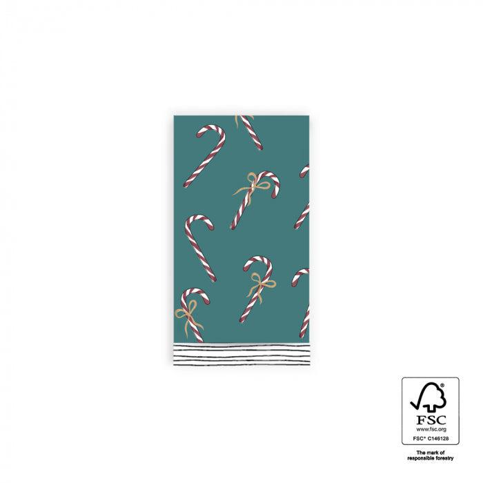 Cadeauzakjes X-mas Candy Blue 7x13cm - 5 stuks-Inpakken-Kraaltjes van Renate