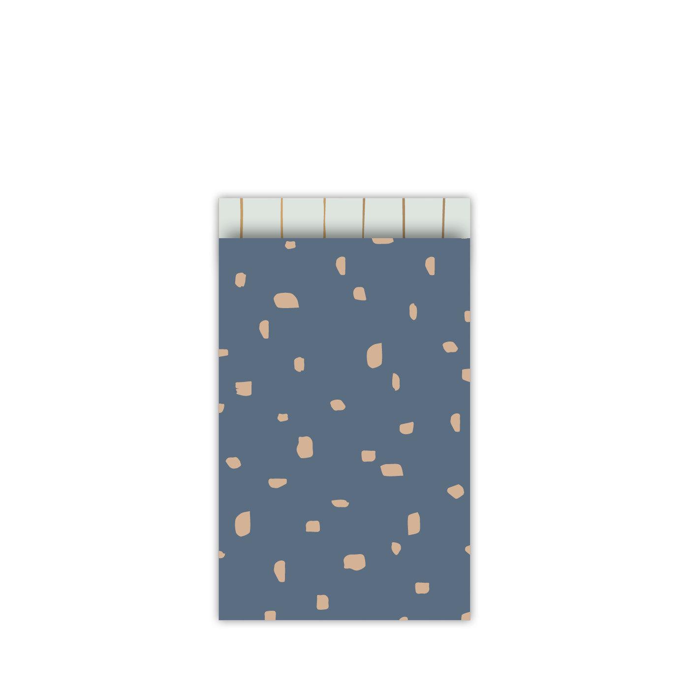 Cadeauzakjes minimal dots cool 12x19cm - 5 stuks-Gifts-Kraaltjes van Renate