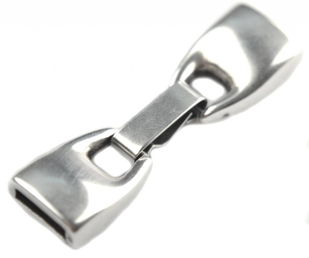 Clip sluiting Ø10x2.5mm Zilver DQ-Kraaltjes van Renate