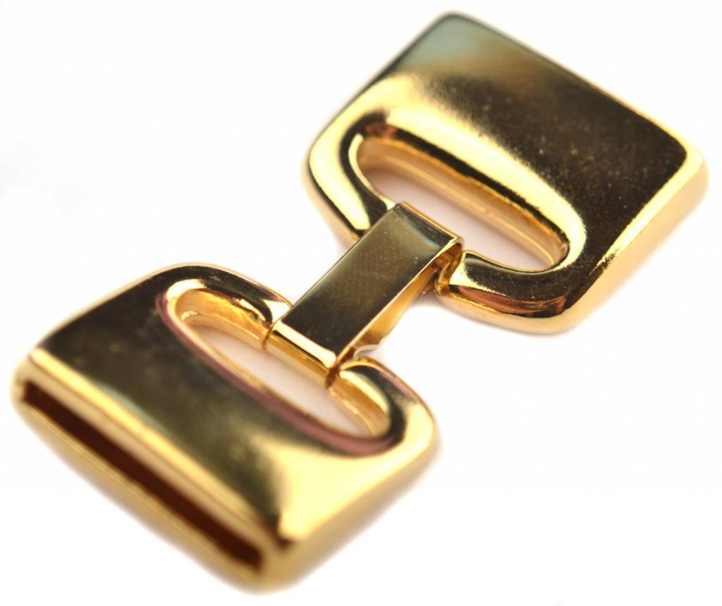 Clip sluiting Ø20x2.5mm Goud DQ-Kraaltjes van Renate