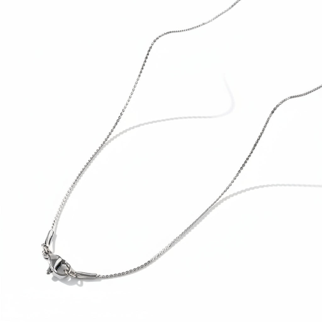 Complete Ketting Serpentine 0.8mm RVS Zilver - 45cm-Ketting-Kraaltjes van Renate
