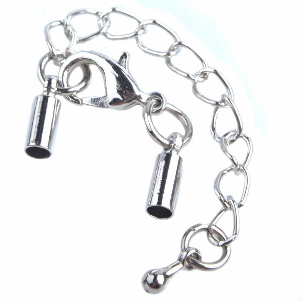 Complete sluiting Ø2.5mm Zilver 50x3.5mm-Kraaltjes van Renate