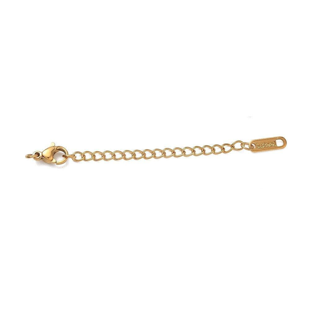 Complete sluiting Premium RVS Goud 62mm Oval - per stuk-Sluitingen-Kraaltjes van Renate