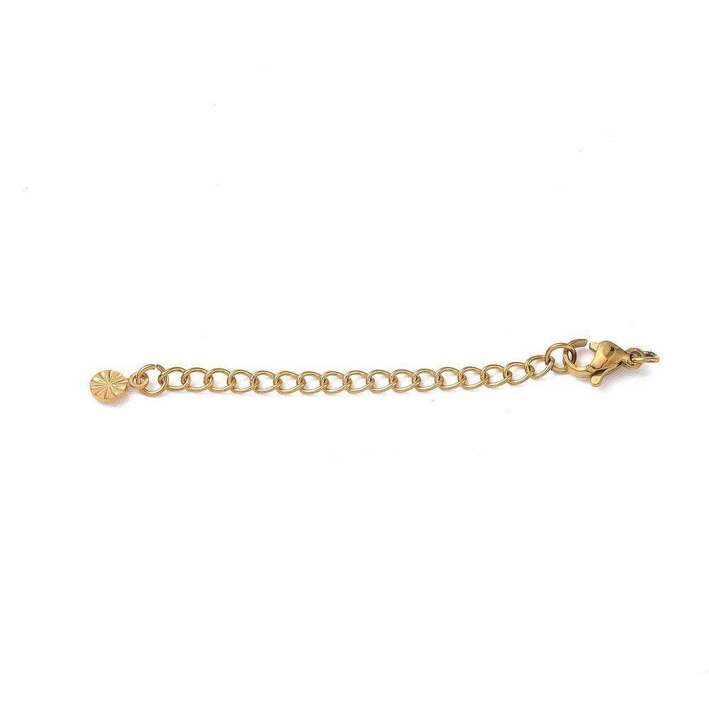 Complete sluiting Premium RVS Goud 67mm - per stuk-Sluitingen-Kraaltjes van Renate