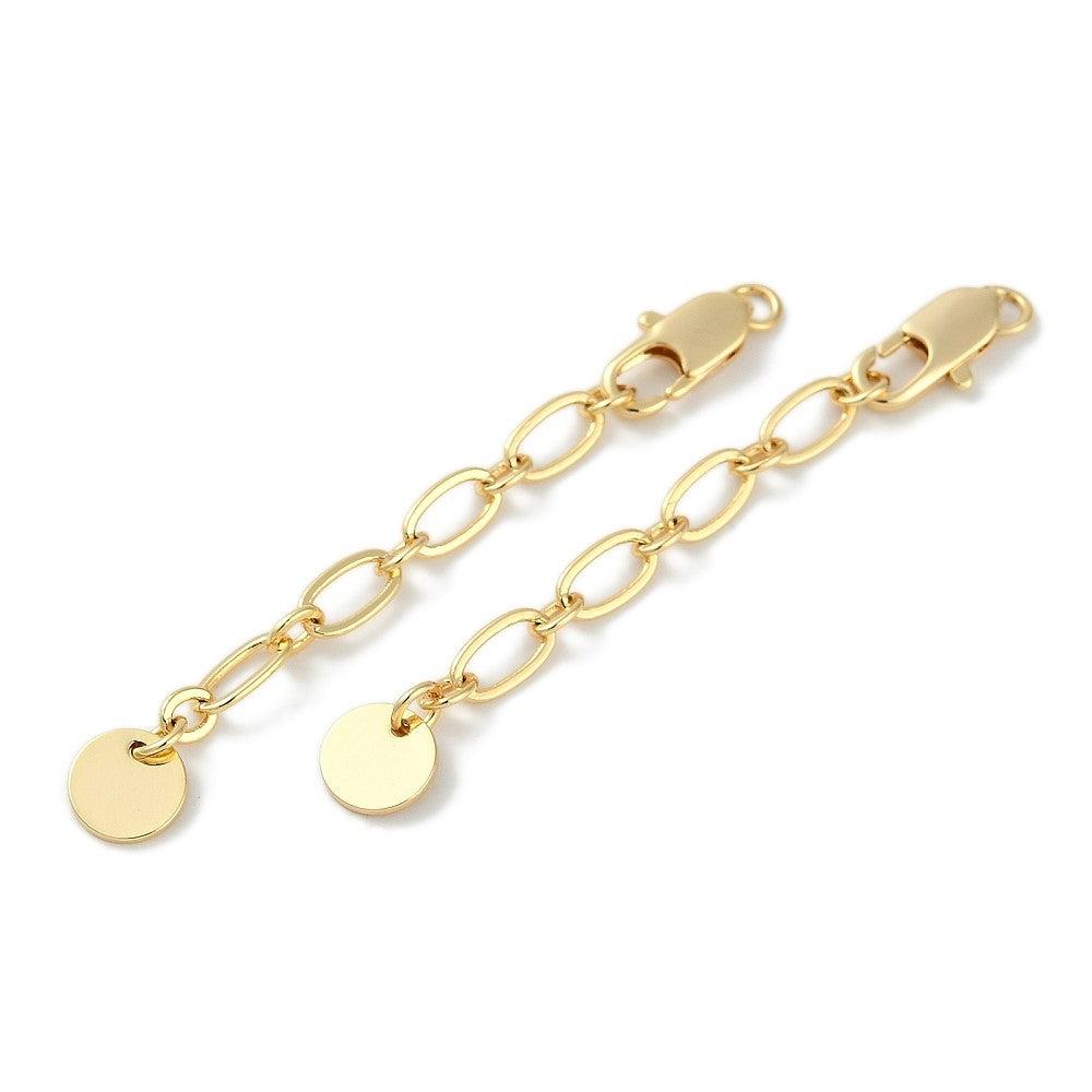 Complete sluiting goud 18K Gold Plated - 59mm-Onderdelen-Kraaltjes van Renate