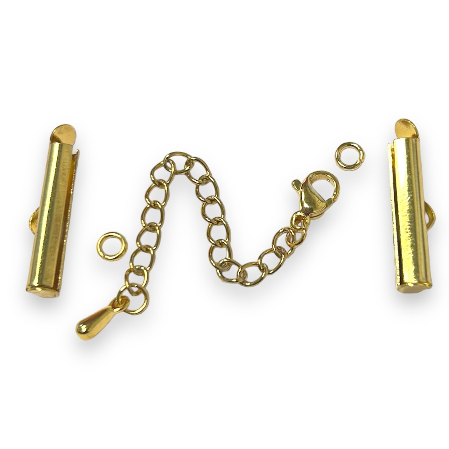 Complete sluiting miyuki armbanden 20mm RVS goud-sluitingen-Kraaltjes van Renate