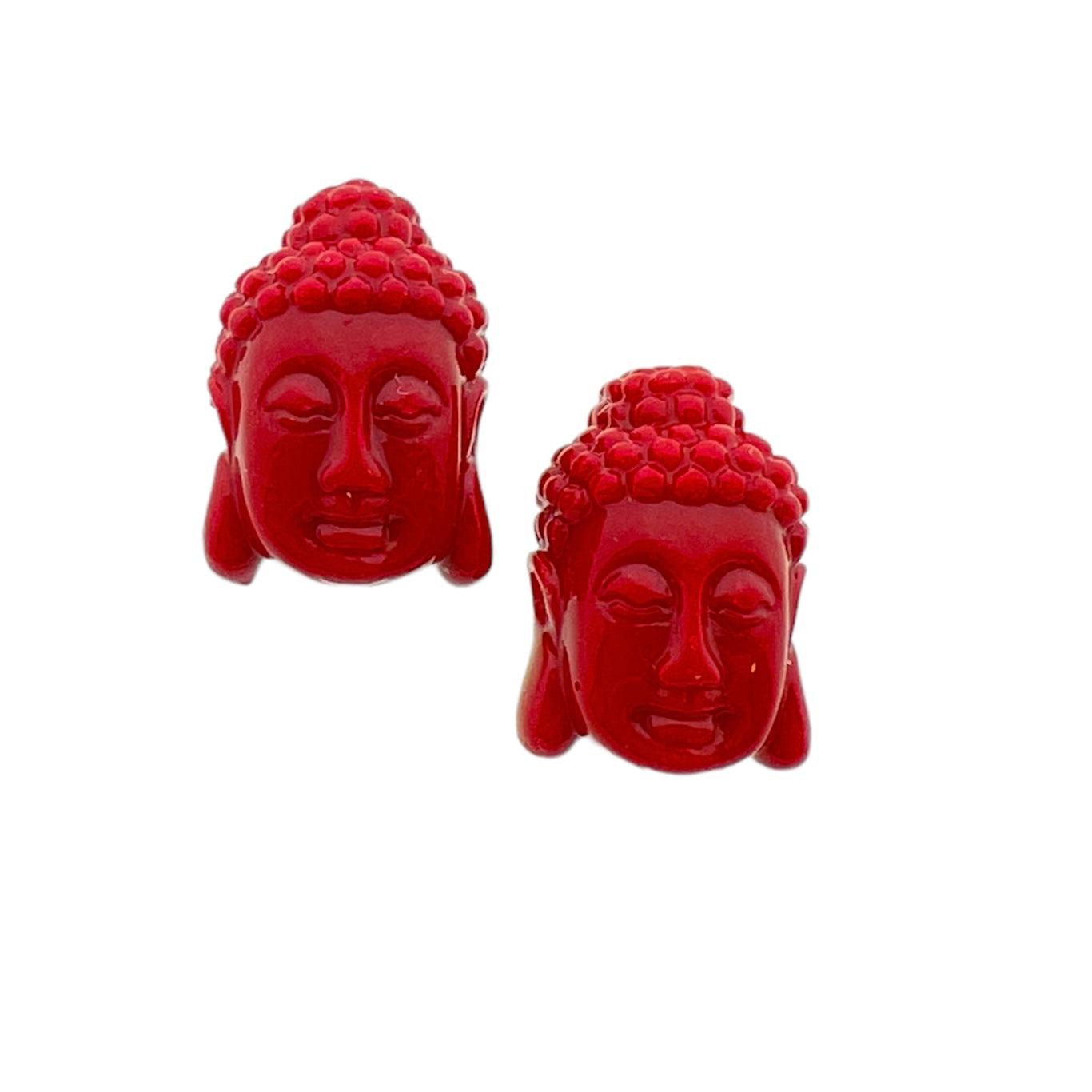 Coral kraal buddha multicolour 15x10mm-Kralen-Kraaltjes van Renate
