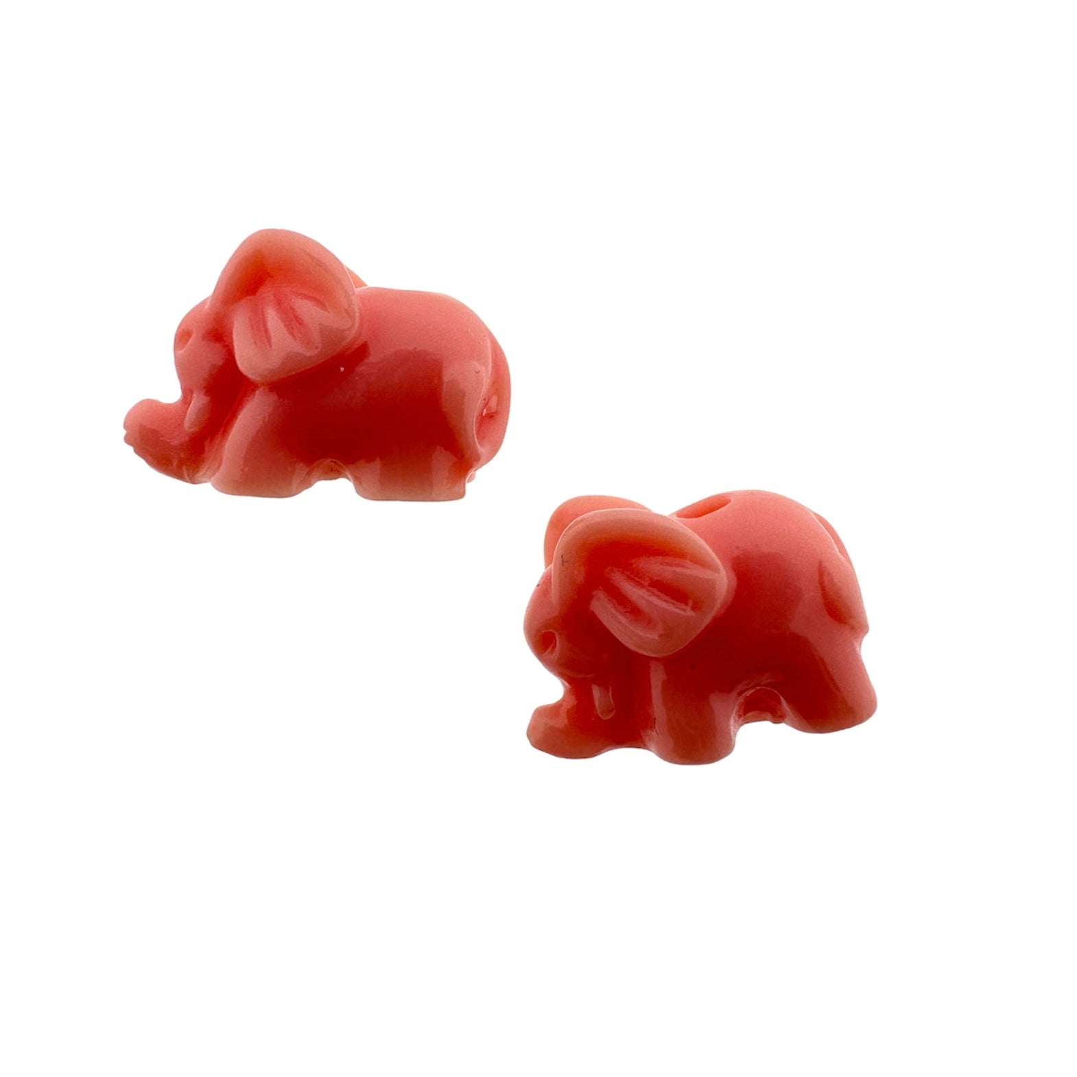 Coral kraal olifant koraal 10x14x9mm-Kralen-Kraaltjes van Renate