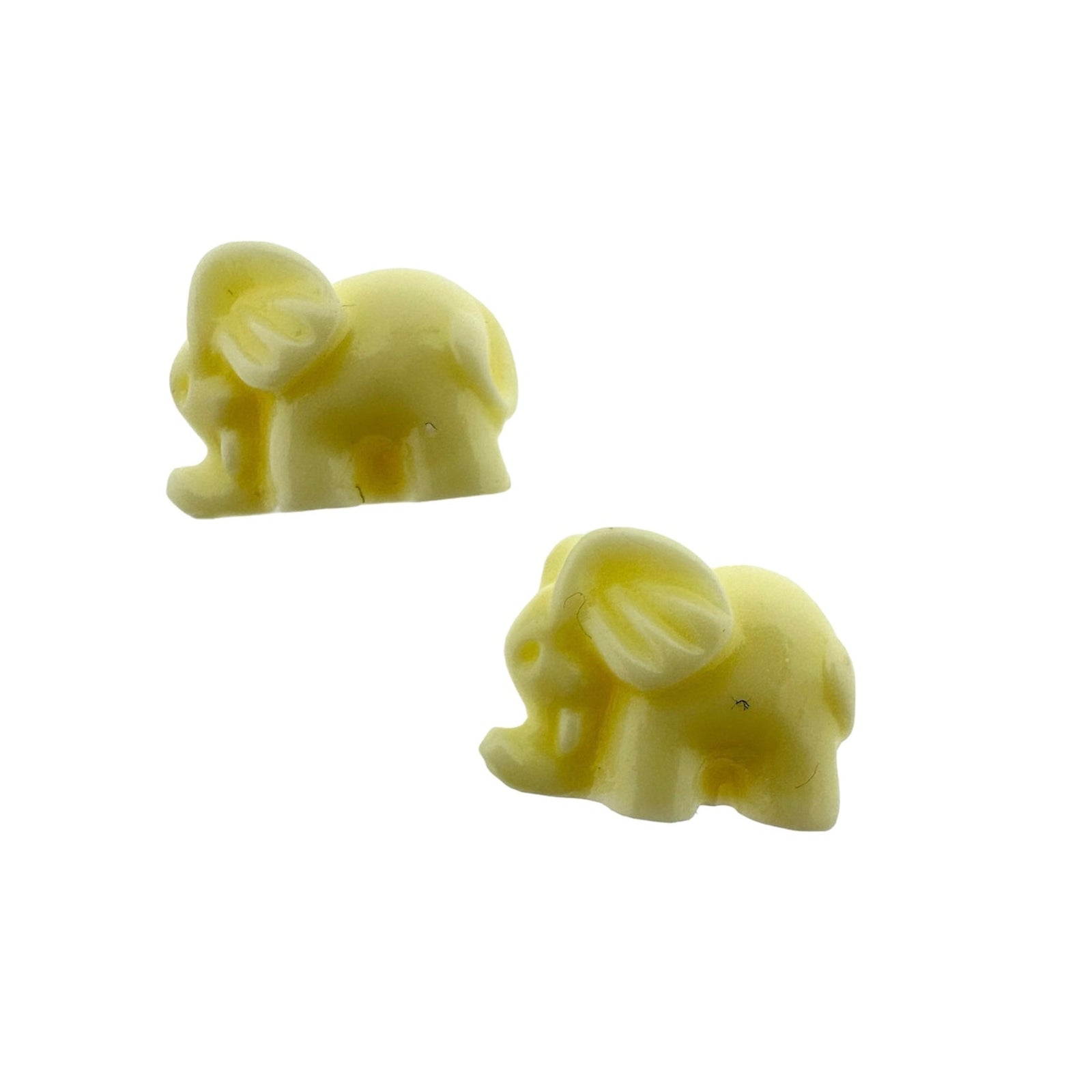 Coral kraal olifant licht geel 10x14x9mm-Kralen-Kraaltjes van Renate