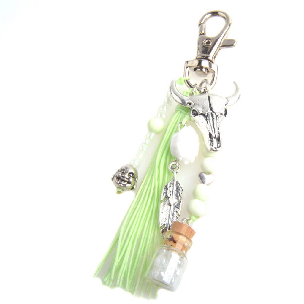 DIY Sleutelhanger Ibiza Green-Kraaltjes van Renate