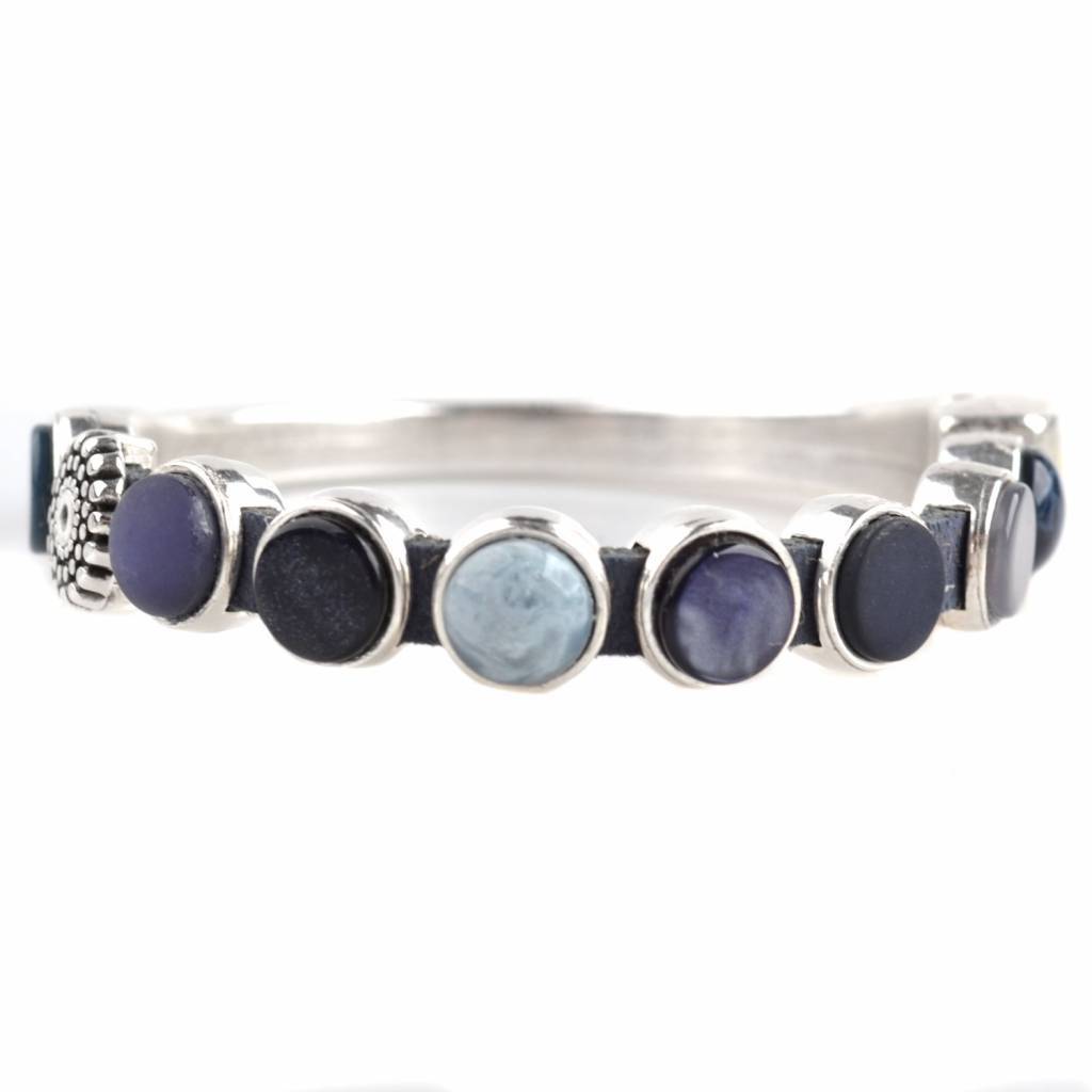 DIY armband polaris #1 Dark blue-Kraaltjes van Renate