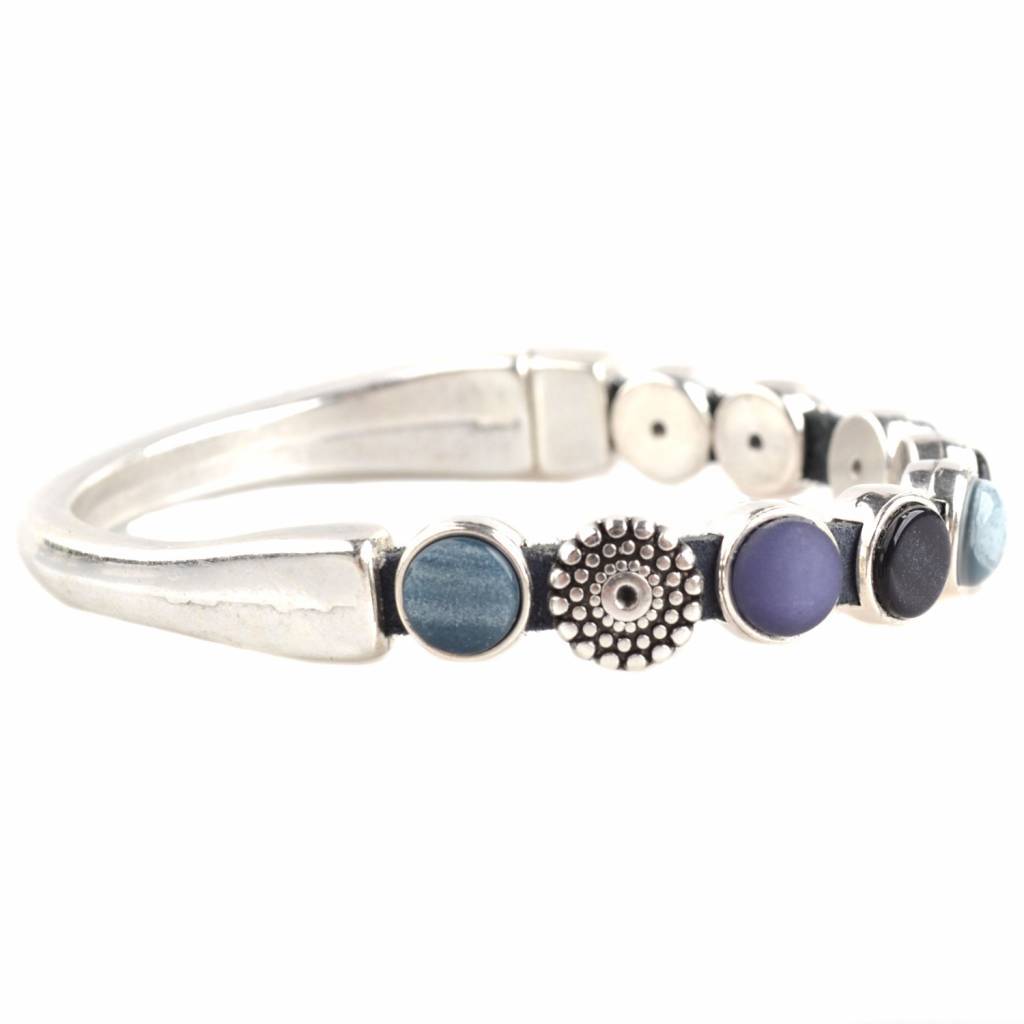 DIY armband polaris #1 Dark blue-Kraaltjes van Renate