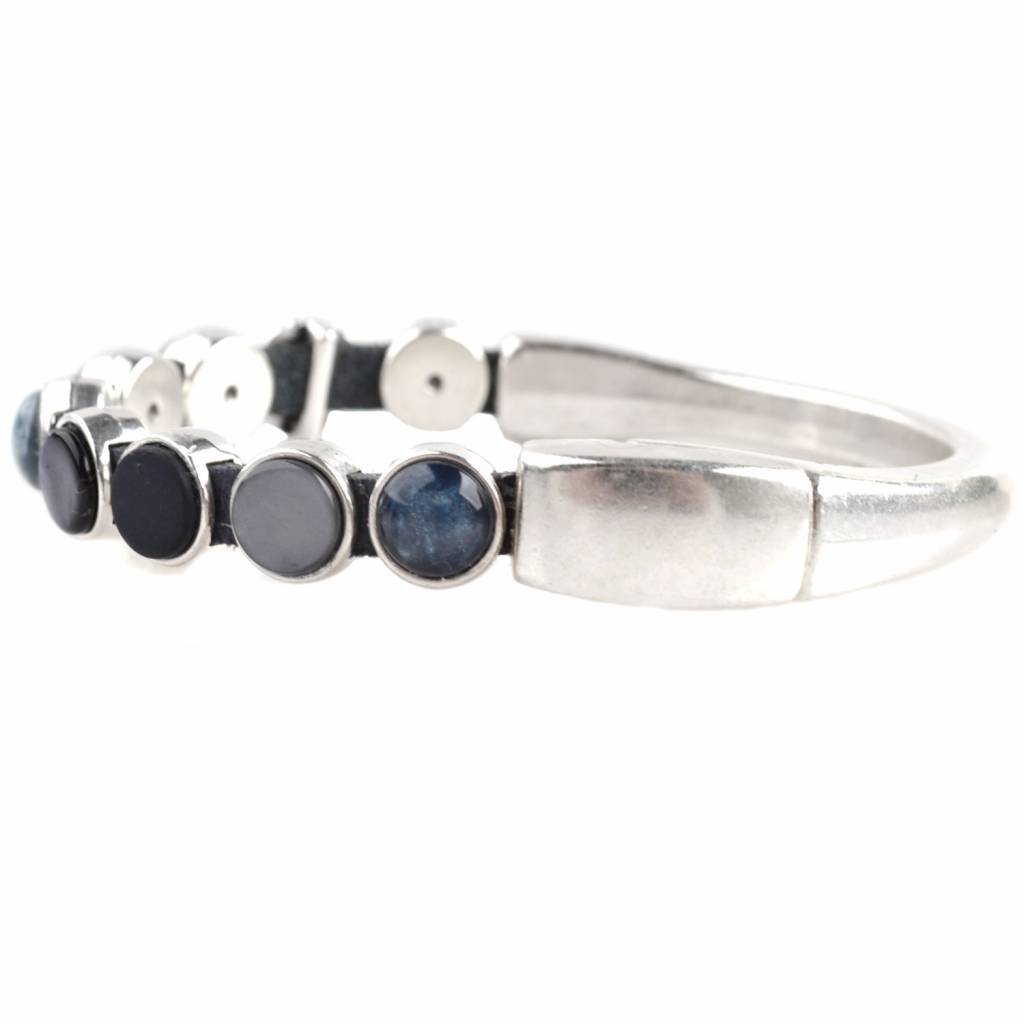 DIY armband polaris #1 Dark blue-Kraaltjes van Renate