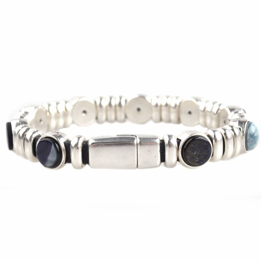 DIY armband polaris #2 Dark blue-Kraaltjes van Renate