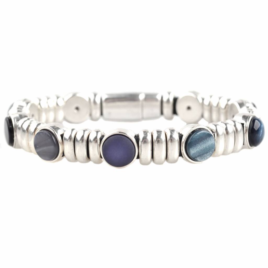 DIY armband polaris #2 Dark blue-Kraaltjes van Renate