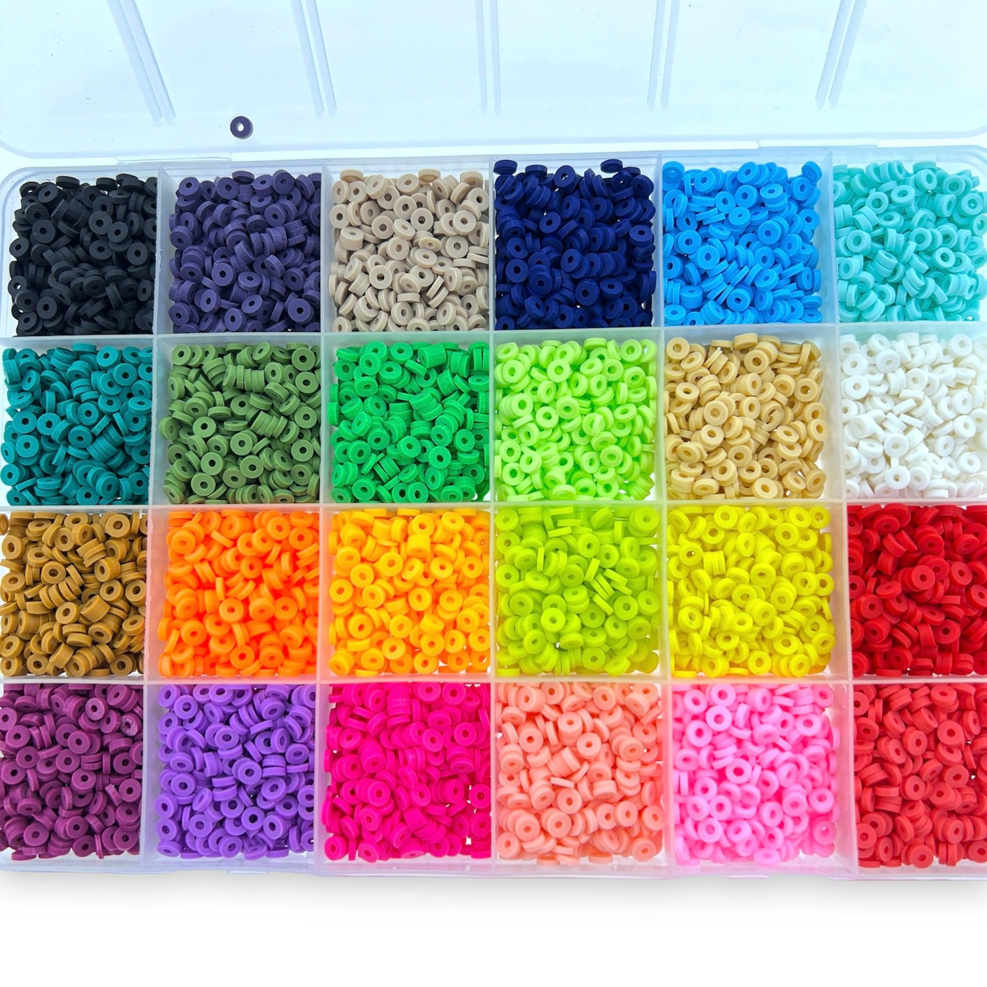 DIY box met 24 kleuren 4mm discs-DIY-Kraaltjes van Renate