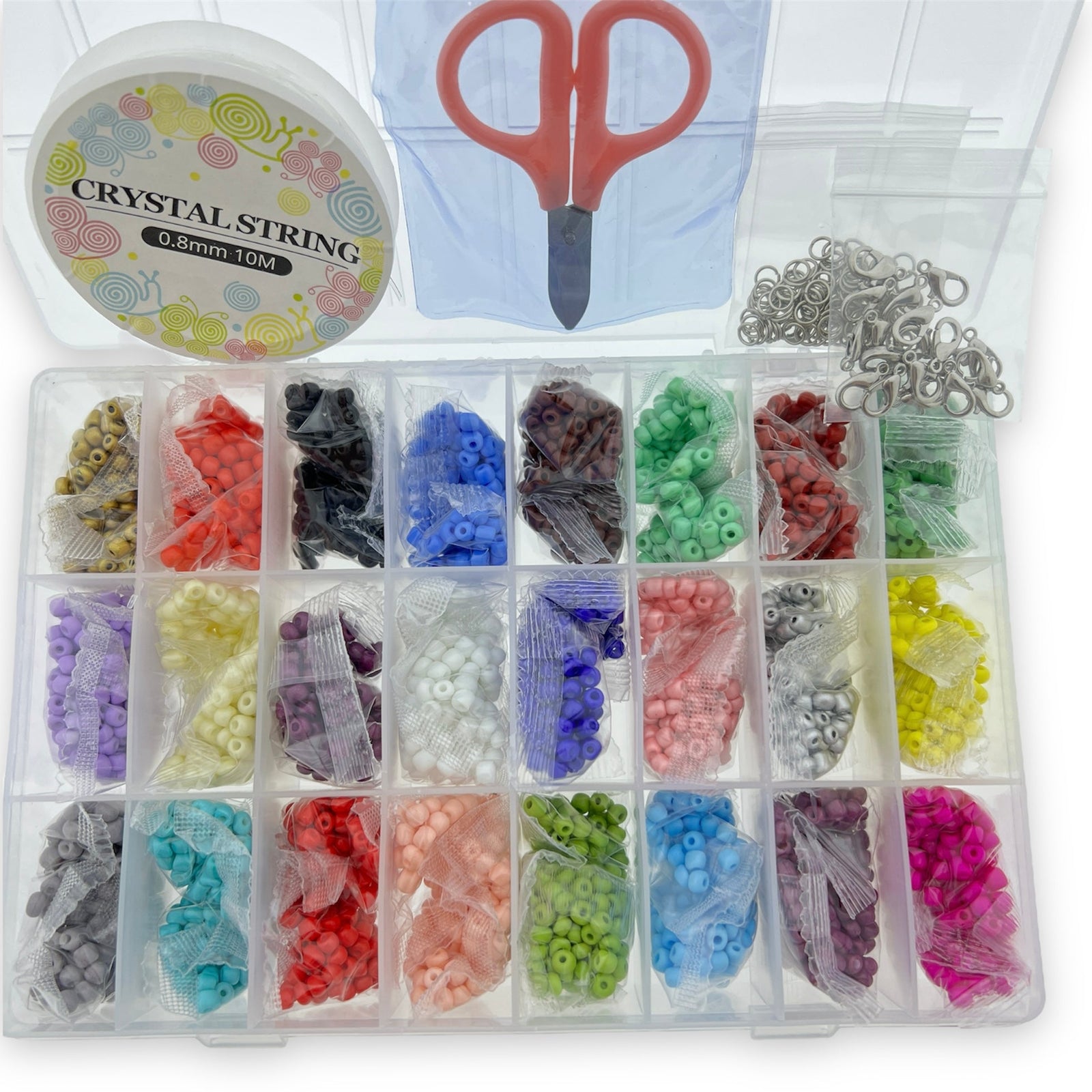 DIY box met 4mm rocailles en meer-DIY-Kraaltjes van Renate