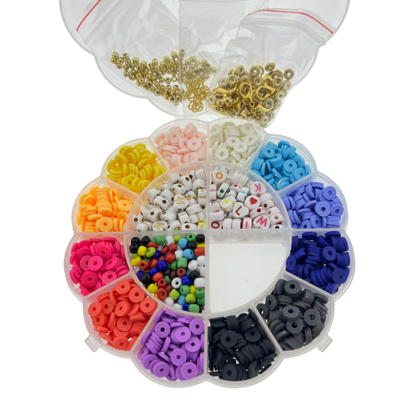 DIY disc & acryl box 6mm Bloem-DIY-Kraaltjes van Renate