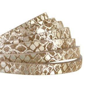 DIY leer armband Cute triangles-Kraaltjes van Renate