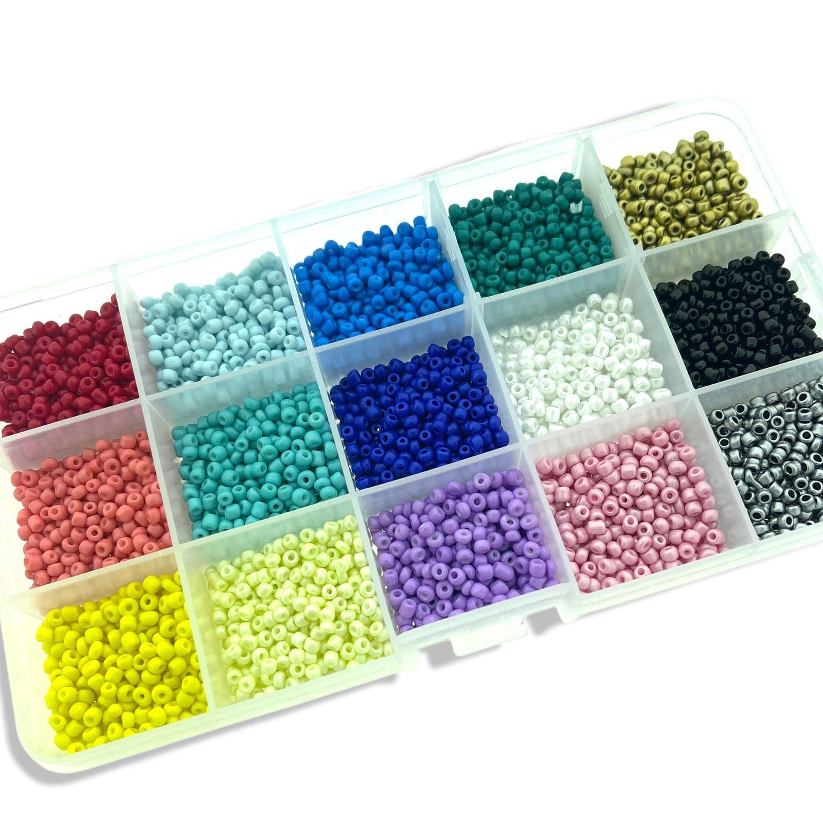 DIY rocailles set Most wanted colors 8/0 (3mm) 15x12,5 gram-Kraaltjes van Renate