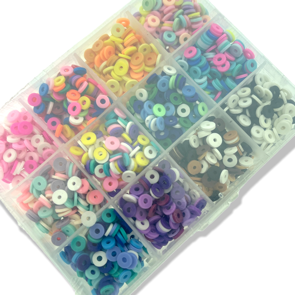 DIY set 6mm discs mix-DIY-Kraaltjes van Renate