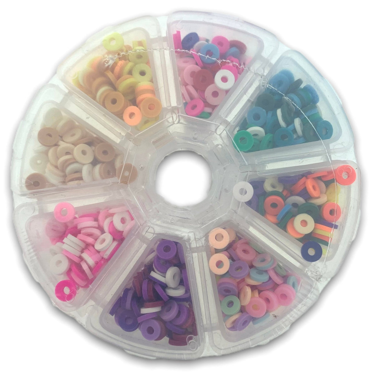 DIY set 6mm discs multicolor mix-DIY-Kraaltjes van Renate
