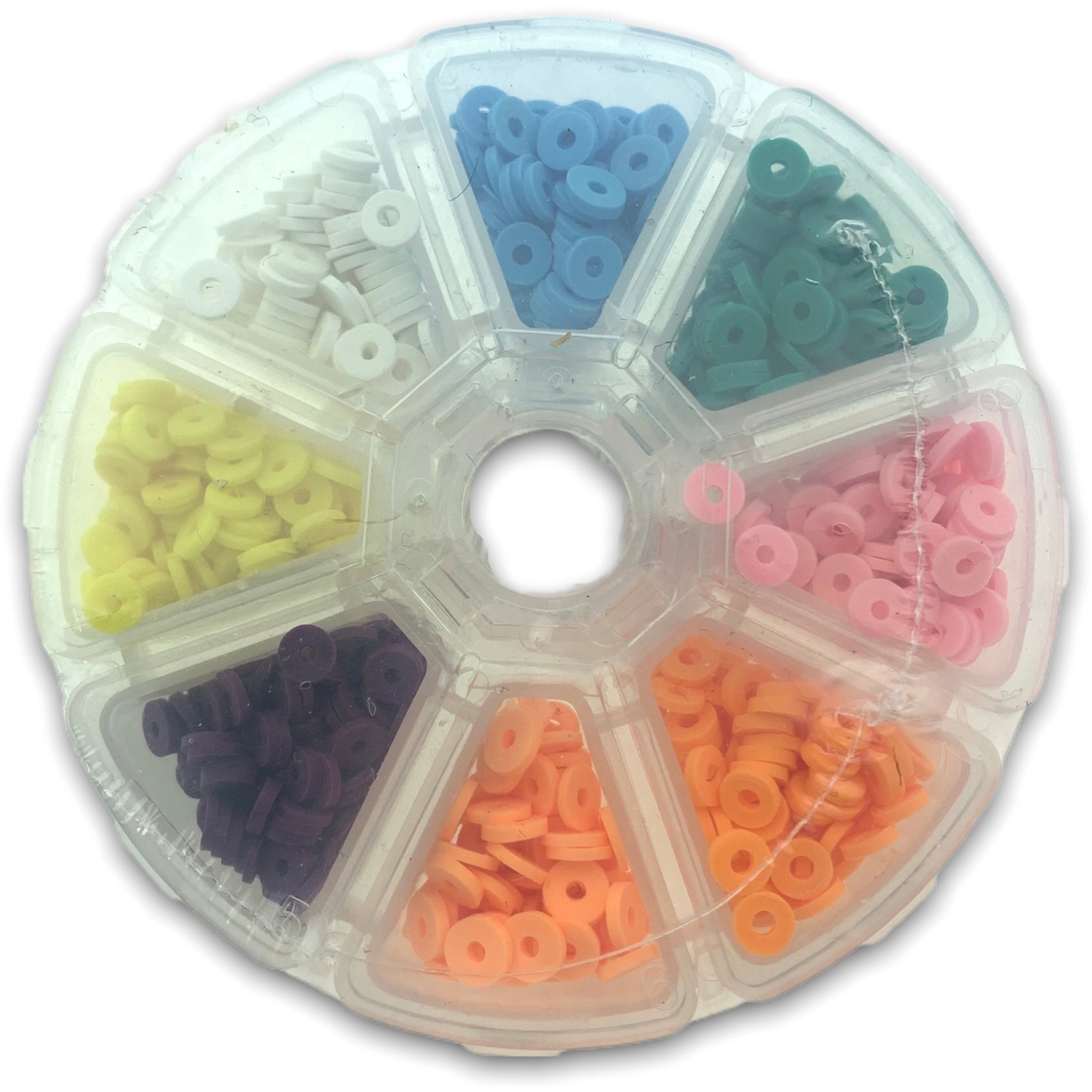 DIY set 6mm discs multicolor-DIY-Kraaltjes van Renate