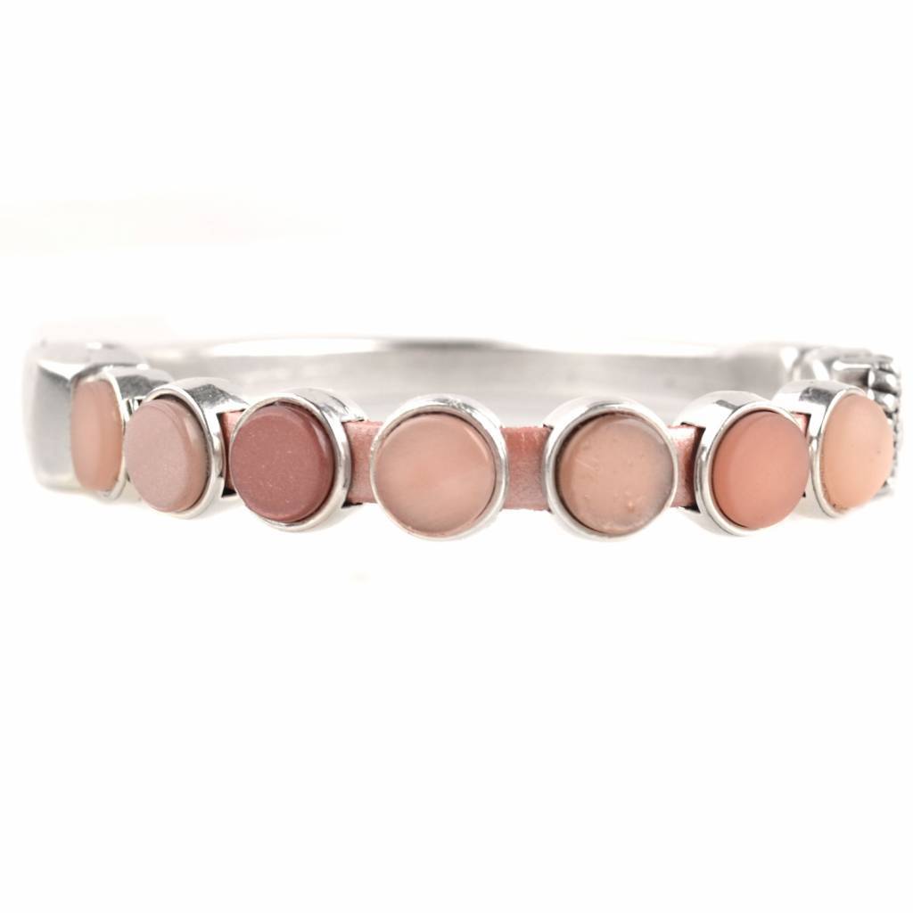 DIY set armbanden polaris 3 stuks Nude Pink-Kraaltjes van Renate