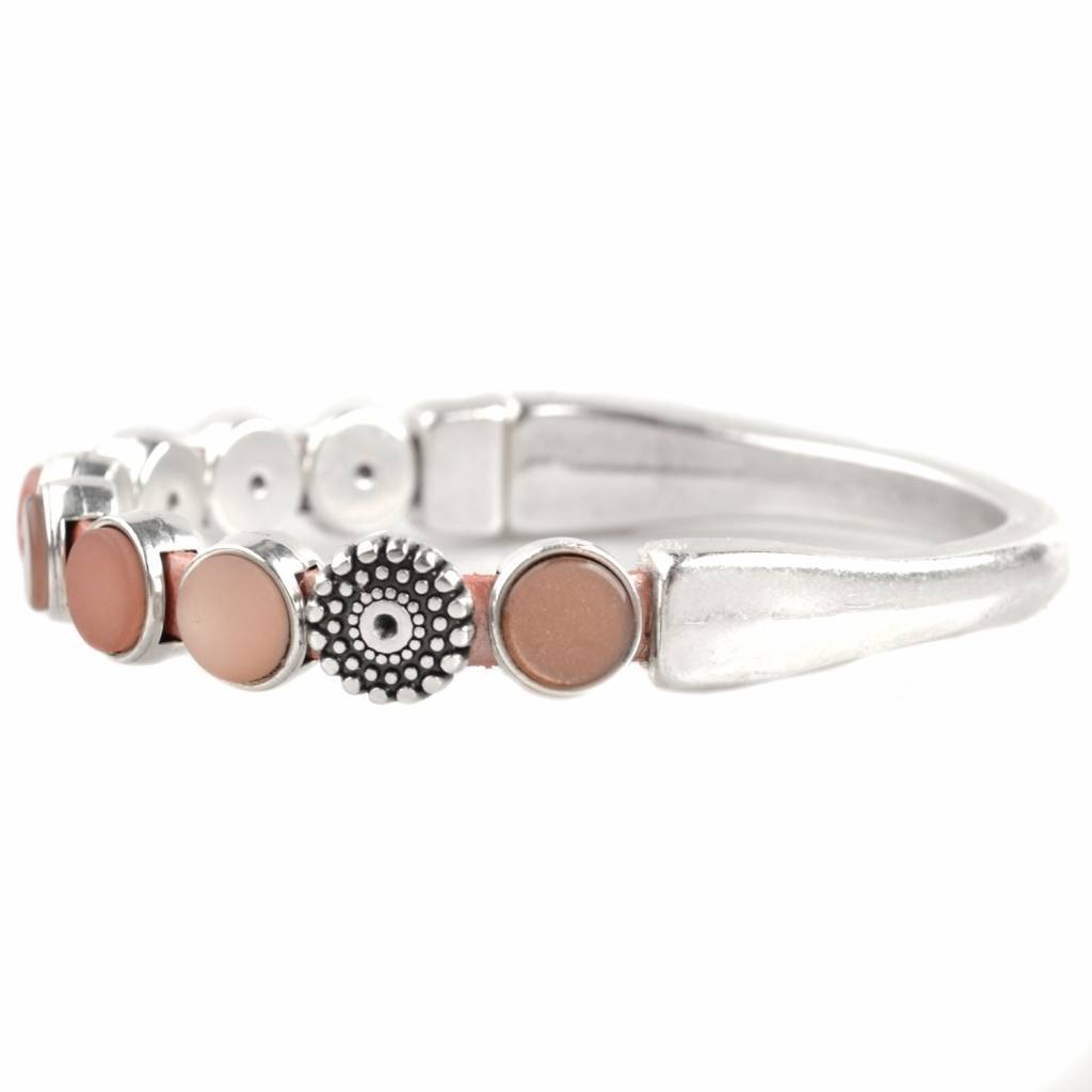 DIY set armbanden polaris 3 stuks Nude Pink-Kraaltjes van Renate