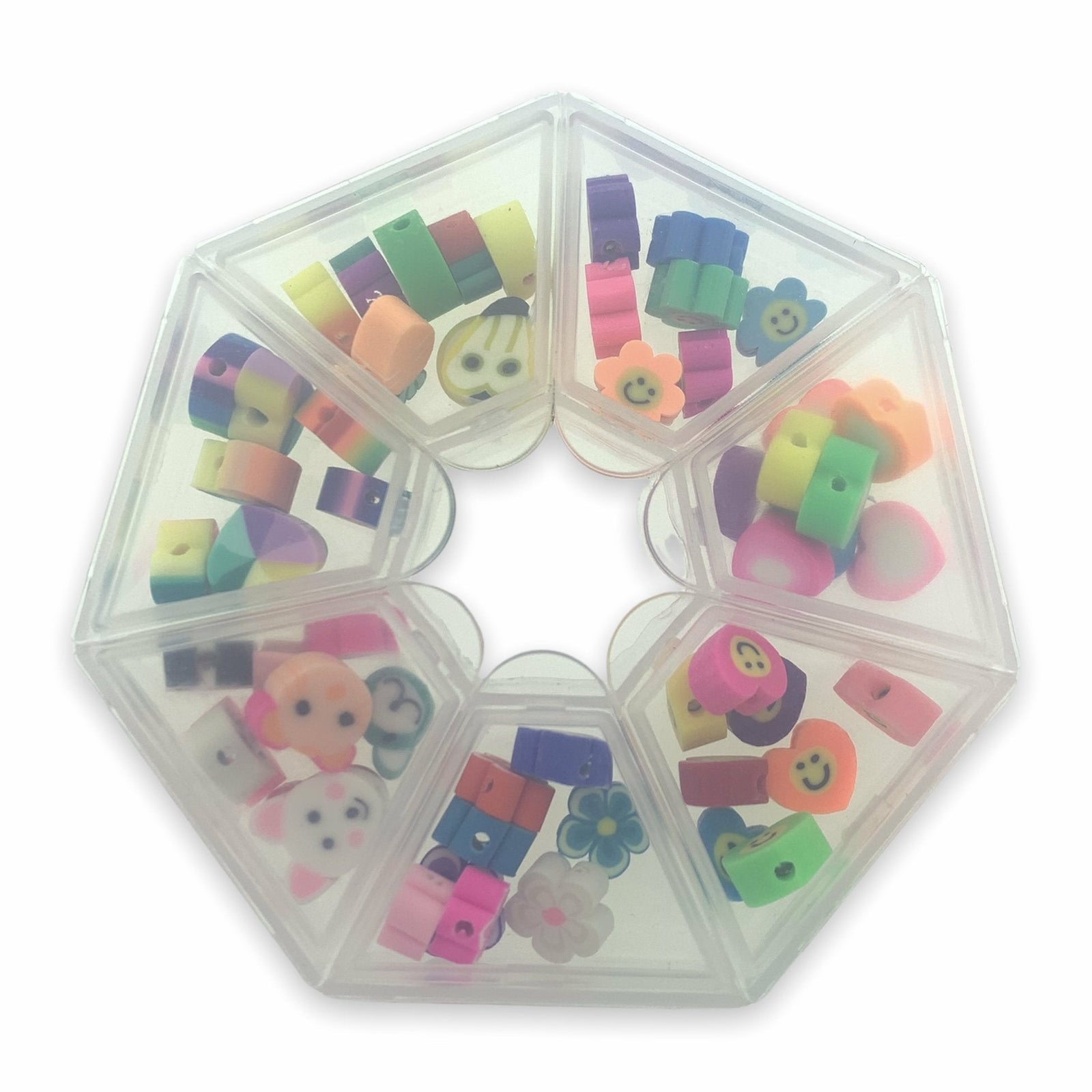 DIY set fimo kralen - 56 stuks-Kraaltjes van Renate