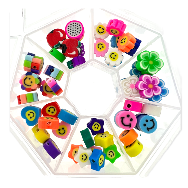 DIY set polymeer kralen mix #2 - 56 stuks-DIY-Kraaltjes van Renate