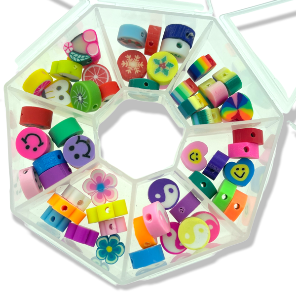 DIY set fimo kralen mix - 56 stuks-DIY-Kraaltjes van Renate