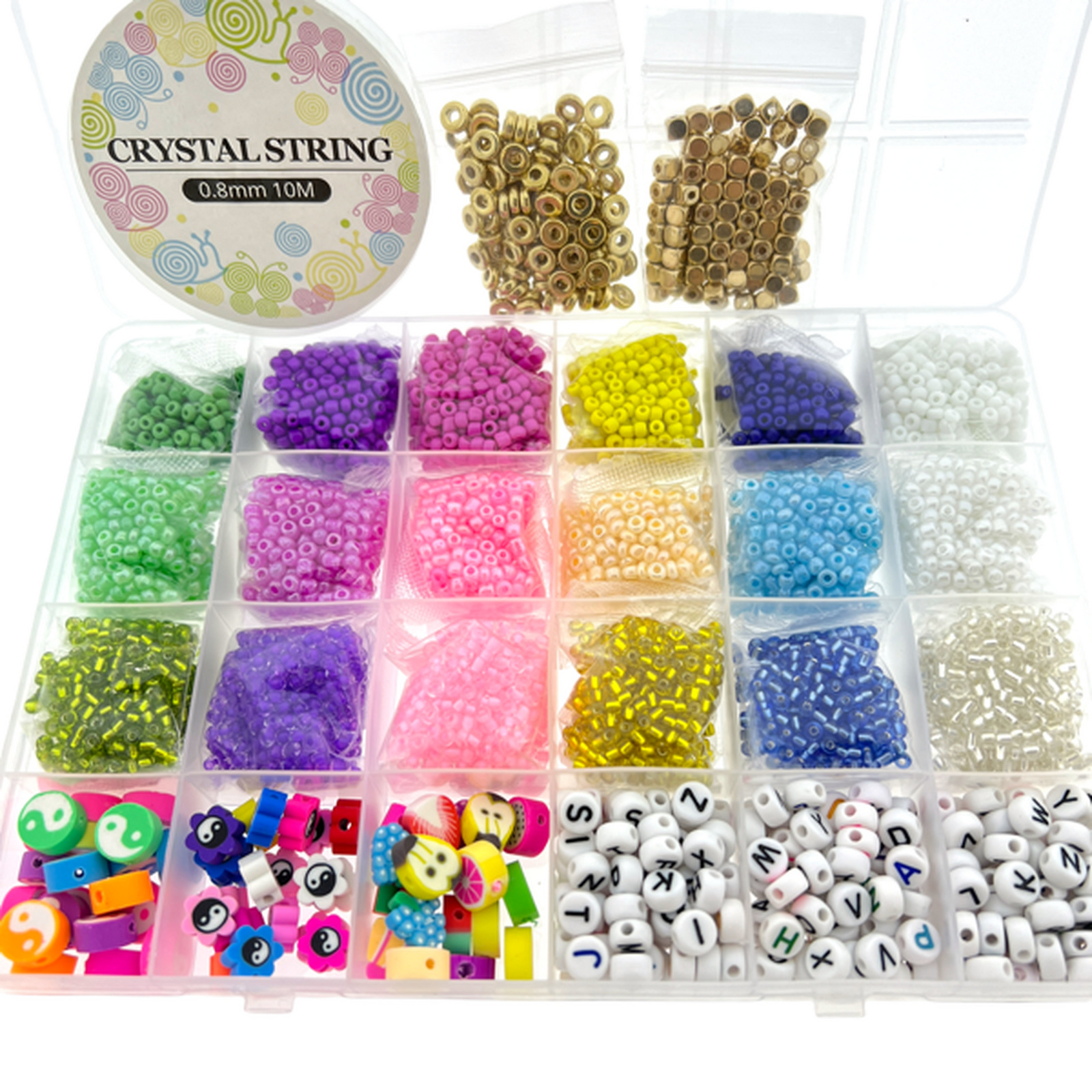 DIY startersset Rocailles & polymeer-DIY-Kraaltjes van Renate