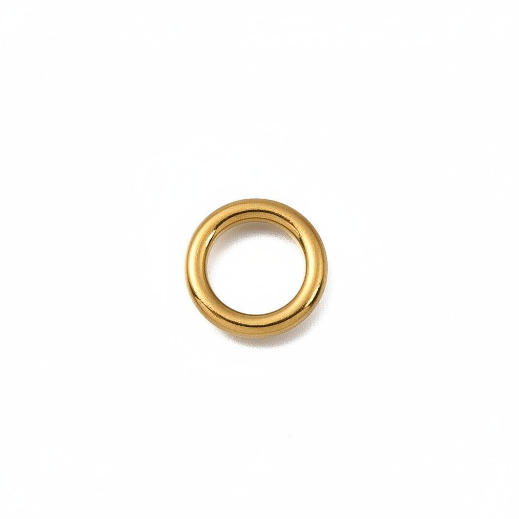 Dicht Ringetje Rond Goud 12x2mm - per stuk-Onderdelen-Kraaltjes van Renate