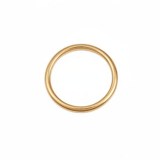 Dichte Ringetjes Premium RVS Goud 7x0.6mm - per stuk-Onderdelen-Kraaltjes van Renate