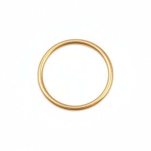 Dichte Ringetjes Premium RVS Goud 8x0.6mm - per stuk-Onderdelen-Kraaltjes van Renate