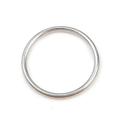 Dichte Ringetjes RVS Zilver 8x0.6mm - per stuk-Onderdelen-Kraaltjes van Renate