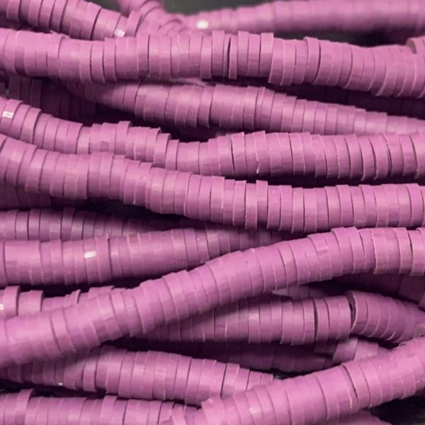 Hele streng Disc kralen 4x1mm Wine purple ±400 stuks-Kralen-Kraaltjes van Renate