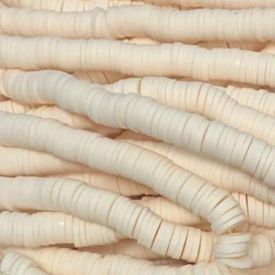 Hele streng Disc kralen 6x1mm Light rose salmon ±400 stuks-Kraaltjes van Renate