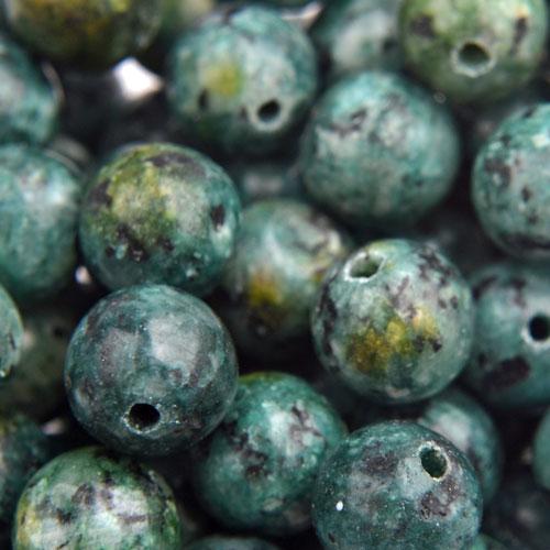 Edelsteen African turquoise 8mm-Kraaltjes van Renate