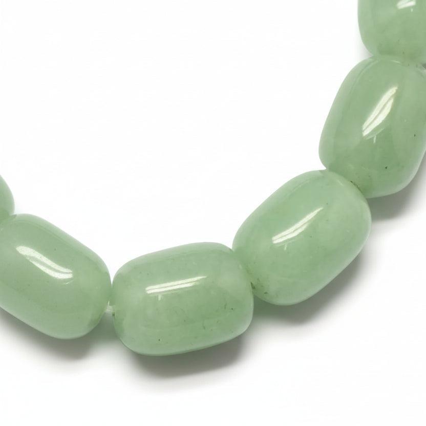 Edelsteen Groene Aventurijn Ton Groen 15mm - per stuk-Kralen-Kraaltjes van Renate