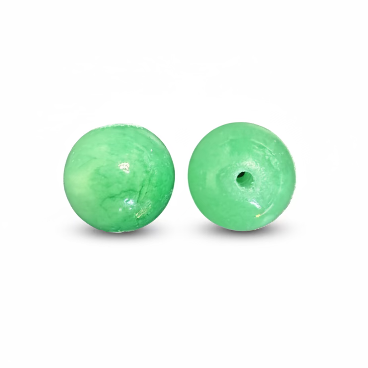 Edelsteen Jade Kraal Rond Groen 10mm - per stuk-Kralen-Kraaltjes van Renate