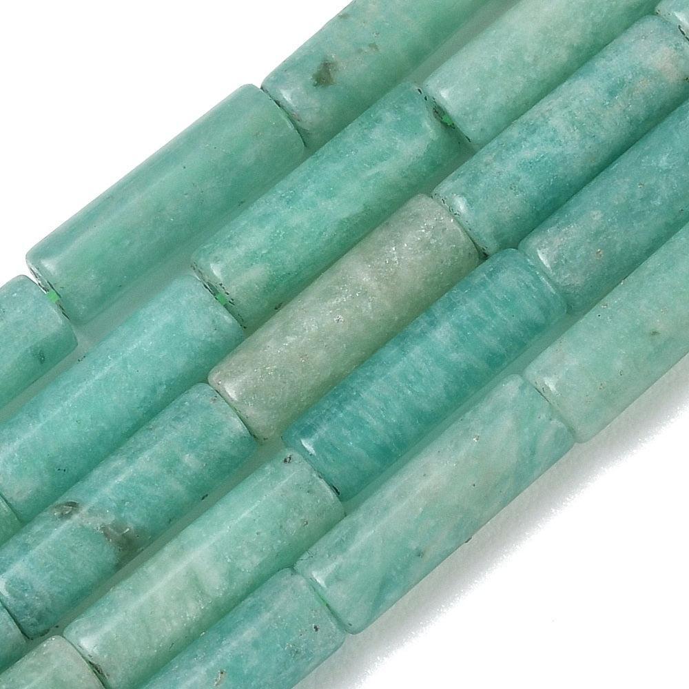 Edelsteen Kraal Amazoniet Buis 13mm - per stuk-Kralen-Kraaltjes van Renate