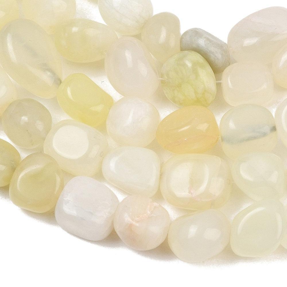Edelsteen Kraal New Jade Nugget 11mm - per stuk-Kralen-Kraaltjes van Renate