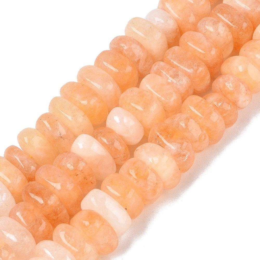 Edelsteen Kraal Kwarts Disc Geel 13x6mm - per stuk-Kralen-Kraaltjes van Renate