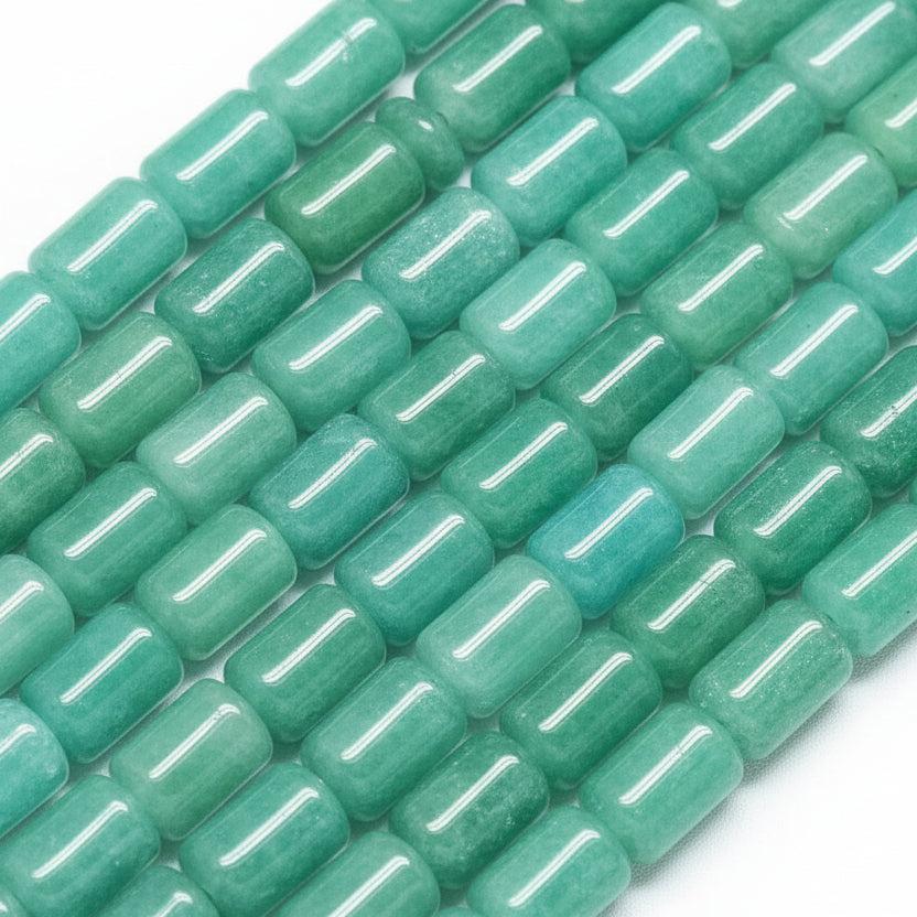 Edelsteen Kraal Malaysia Jade Tube Multicolor 12mm - per stuk-Kralen-Kraaltjes van Renate