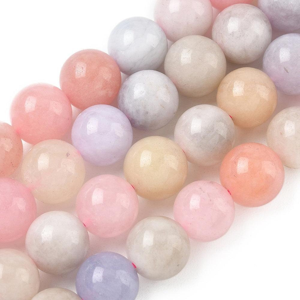 Edelsteen Kraal Maleisische Jade Rond Mix 12mm - per stuk-Kralen-Kraaltjes van Renate