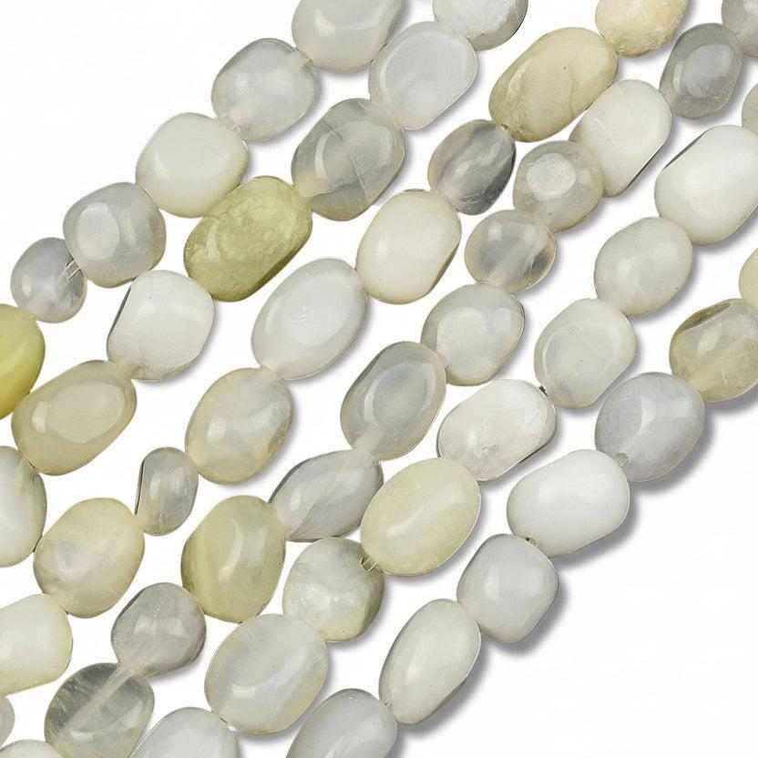 Edelsteen Kraal New Jade Nugget Groen 9mm - per stuk-Kralen-Kraaltjes van Renate